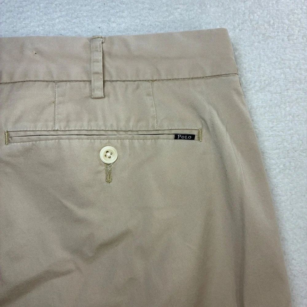 Polo Ralph Lauren Chino Shorts Men 46x9 Beige Stretch Classic Preppy Golf Summer
